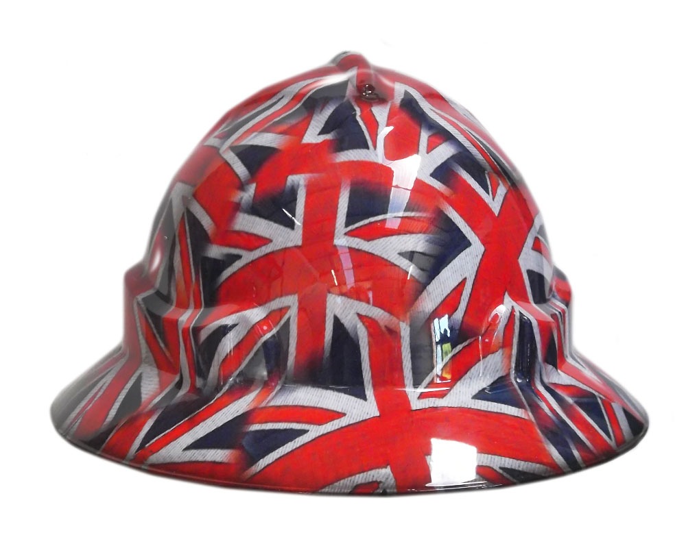 Cool Hard Hats Unisex UNION JACK Pro Choice Wide Brim Safety Hat