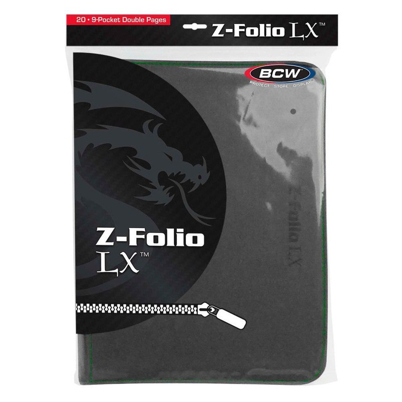 Buy BCW Z Folio LX Album 9 Pocket Gray MyDeal