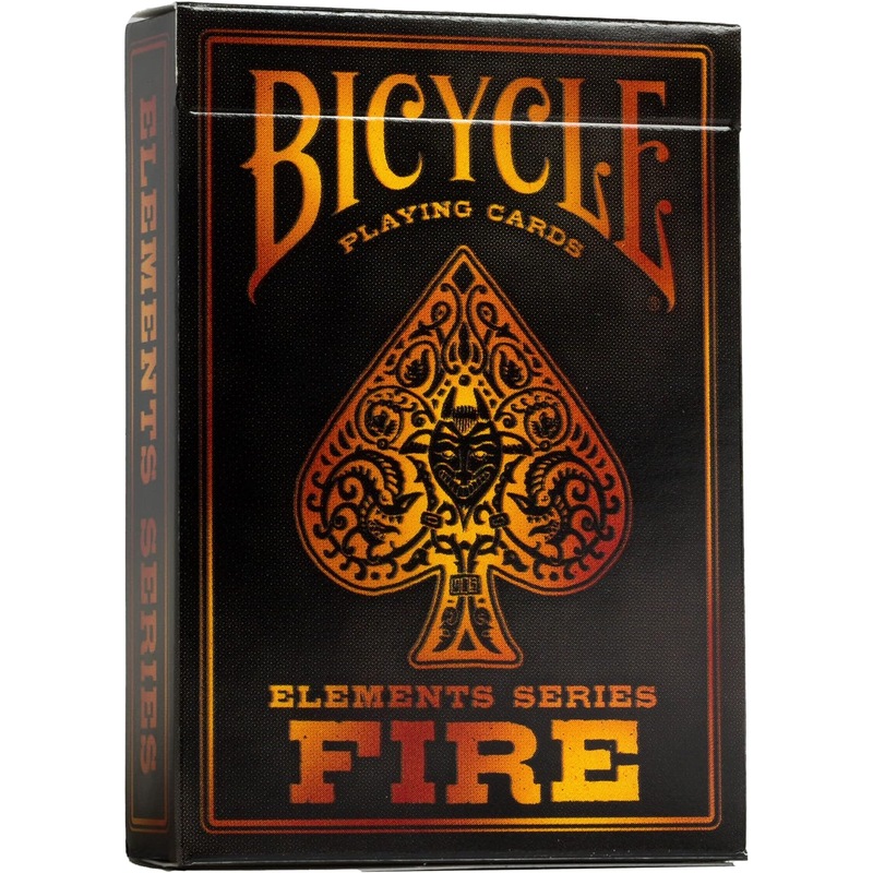 Buy Bicycle Playing Cards Fire Deck MyDeal