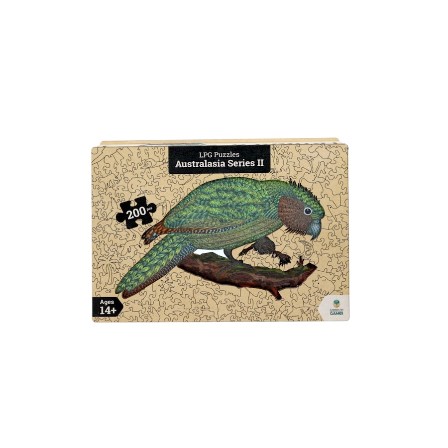 LPG Puzzles Wooden Oceania Animals Series 2 - Kakapo
