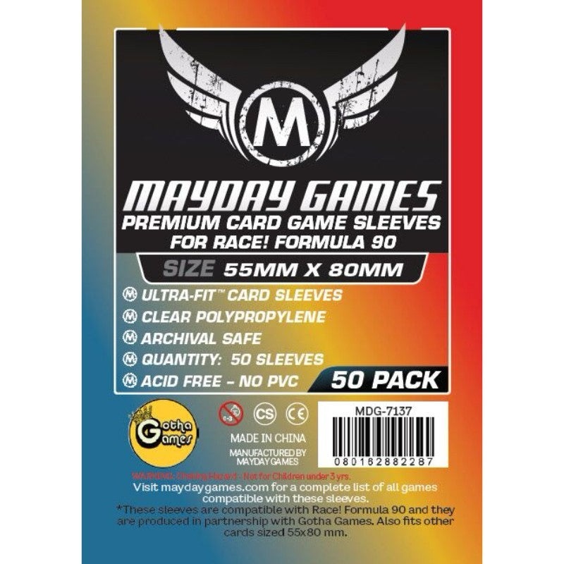 50 Mayday 70 X 70 Small Square Premium Card Sleeves Board Game - Foto 6