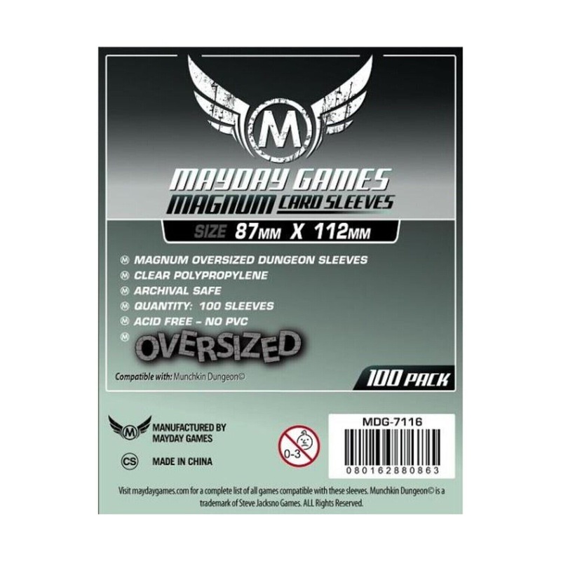 Buy Munchkin Dungeon Card Sleeves Magnum Oversized (87x112mm