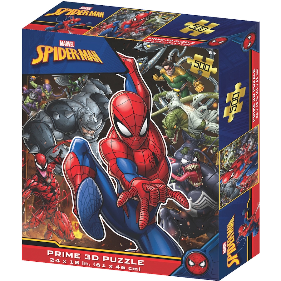 Prime3D Marvel Spider-Man - 500 Piece 3D Puzzle
