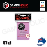 Ultra Pro 60ct Pro-Matte Small Deck Protectors - Pink