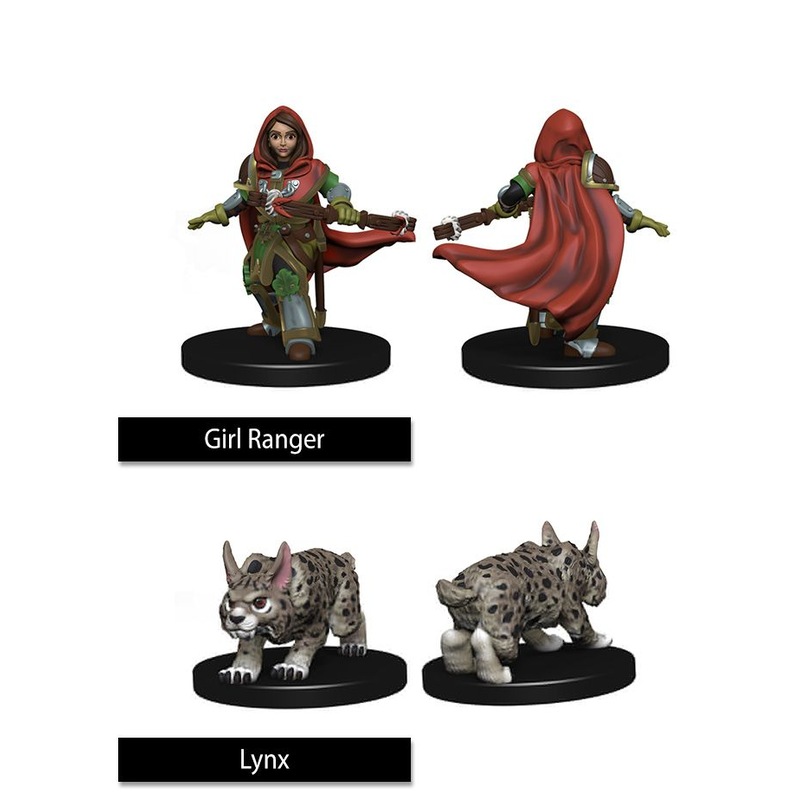 Buy WizKids Girl Ranger & Lynx - MyDeal