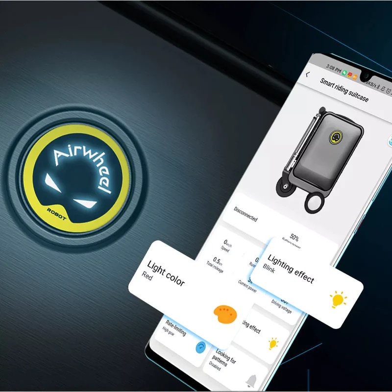 Remote sales control luggage