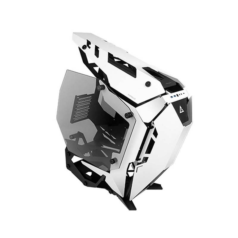 Buy Antec Torque Open Frame Mid Tower EATX PC Case Black White - MyDeal