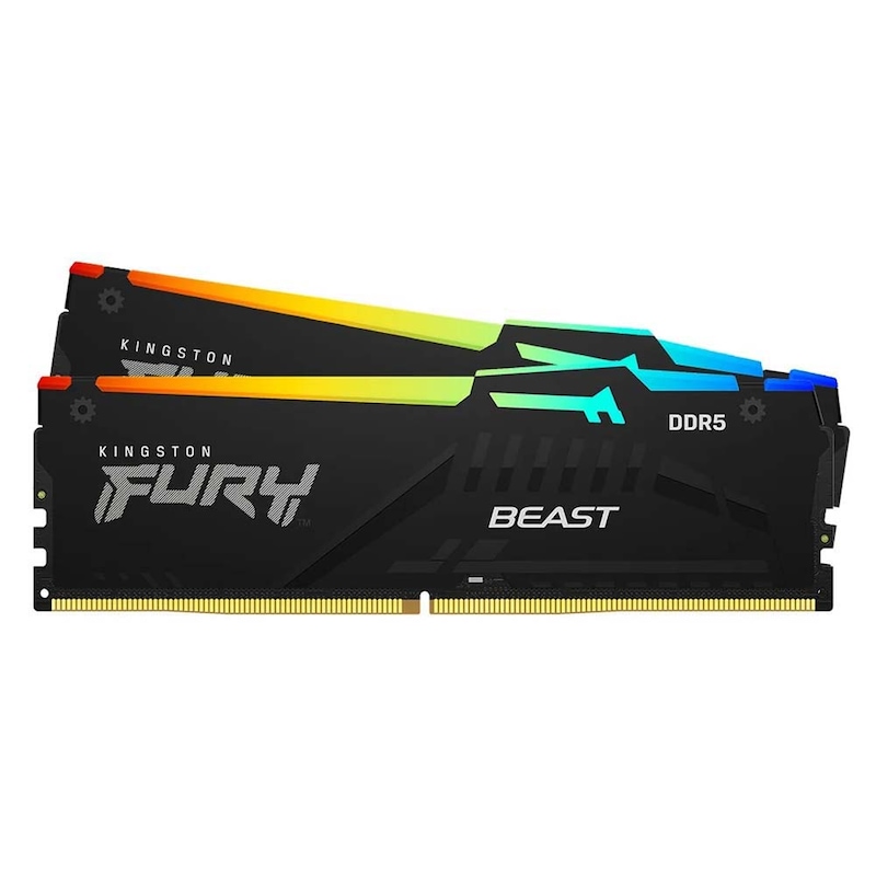 Buy Kingston FURY Beast RGB 32GB (2x 16GB) DDR5 5600MHz Desktop Memory ...