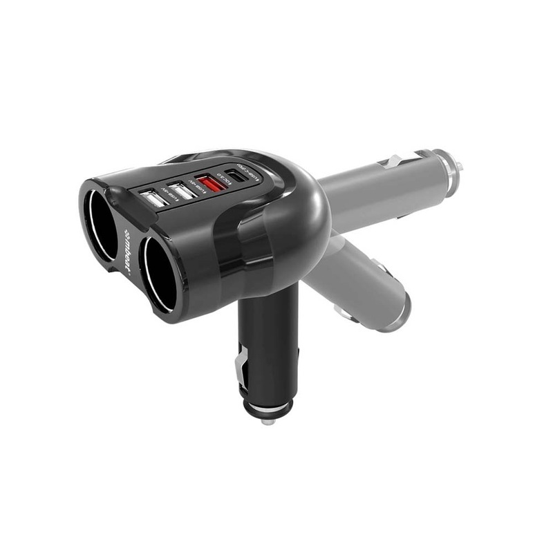 Buy mbeat Gorilla Power 4Port USBC & QC3.0 Car Charger Cigarette