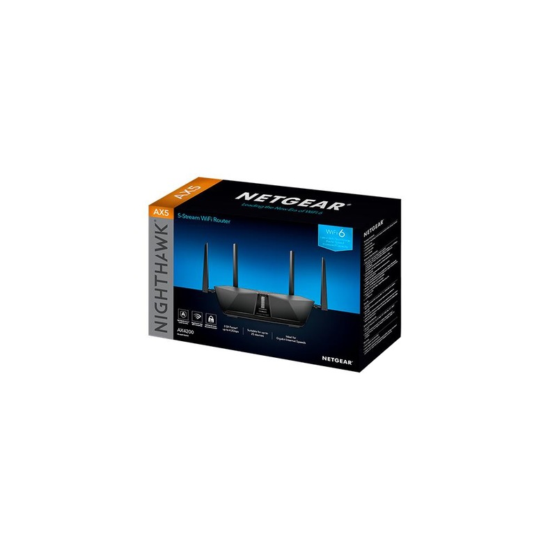 Buy Netgear RAX43 AX4200 Nighthawk 5Stream DualBand WiFi 6 Router