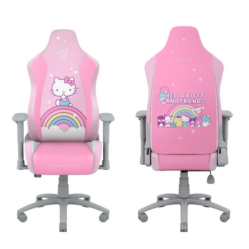 Razer Lumbar Cushion Hello Kitty & Friends Edition: Lumbar Support for  Gaming Chairs - Fully-Sculpted Lumbar Curve - Memory Foam Padding - Wrapped  in