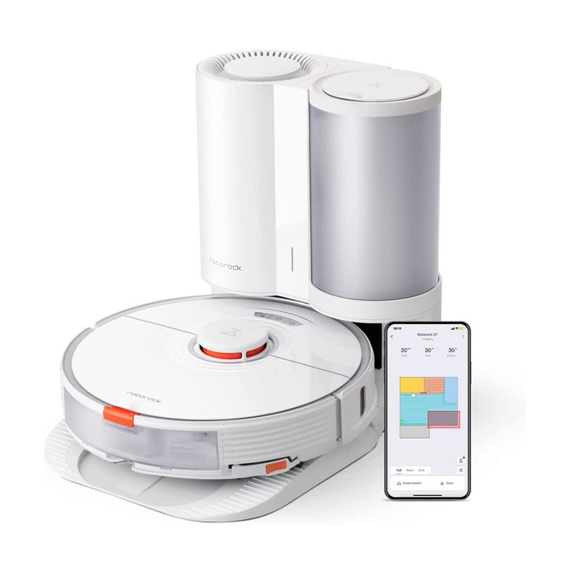 Roborock S7+ Plus Robot Vacuum and Sonic Mop with Auto Empty Dock