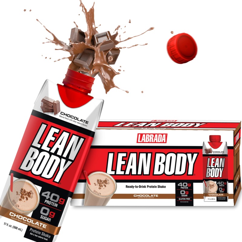 Buy LEAN BODY PROTEIN SHAKE ReadyToDrink (12 pack) 500ml Chocolate