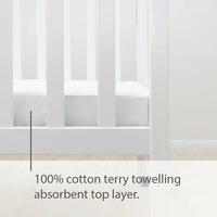 Living Textiles - Waterproof Mattress Protector - Compact Cot