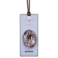 Glass Magnet - Love You Nana Cherry Blossom