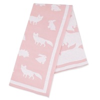 Lolli Living - Pram Knitted Blanket - Forest Friends