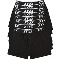 Boxer Shorts - 8 Black Pack -Small
