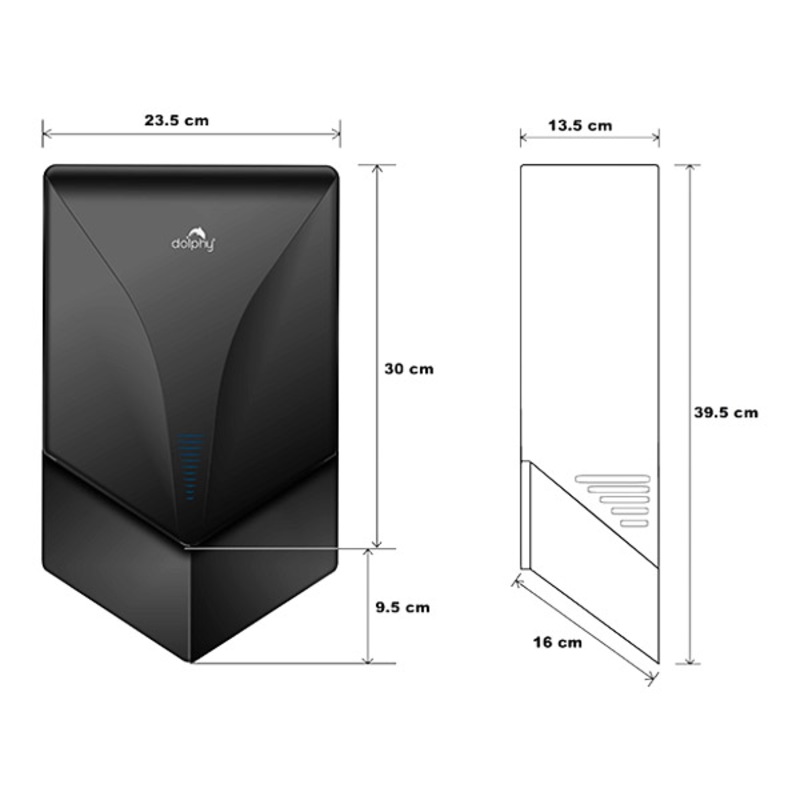 Buy Dolphy Airblade Jet Hand Dryer 1000 watt MyDeal