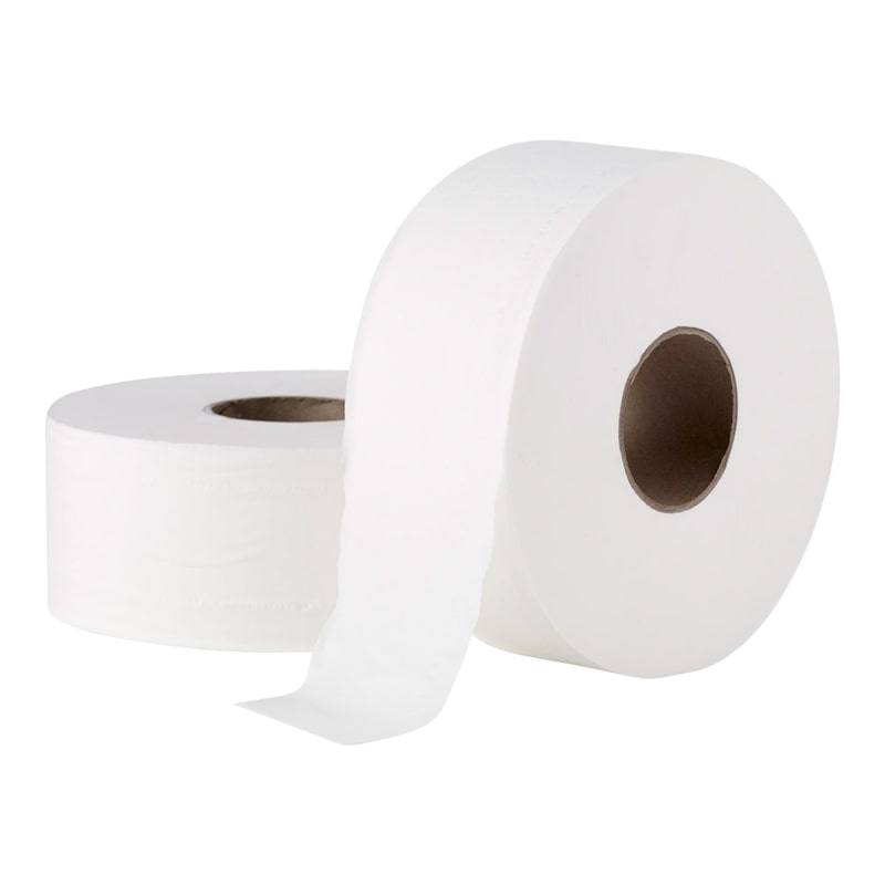 Buy LIVI Basics 2 ply 300 metre Jumbo Toilet Rolls x 8 rolls - MyDeal