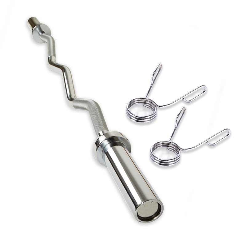 FitnessLab 120cm Barbell Dumbbell Bar Set Weightlifting Workout Home