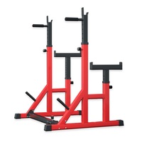 FitnessLab Adjustable Squat Rack Pair Fitness Exercise Weight Lifting Gym Home Gym Barbell Stand