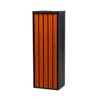 Glasshaus Preassembled Post Parcel Letterbox Package Mailbox Safe Drop Lockable Storage Black