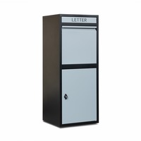 Glasshaus Mailbox Letter Box Post Parcel Mail Box Letterbox Freestanding Package Lockable Storage