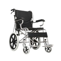 MediPro Foldable Wheelchair Manual Folding Wheel Chair Portable and Lightweight