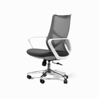 MIUZ COSMO Ergonomic Office Chair Adjustable Computer Chair Gaming Chair Breathable Mesh Grey