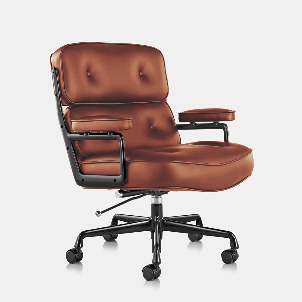 MIUZ Executive Chair PU Leather Office Chair Lounge Chair Reception Chair Adjustable - Brown