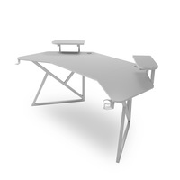 MIUZ White Gaming Desk Large Size Gaming Waterproof Office Desk Carbon Fiber Table