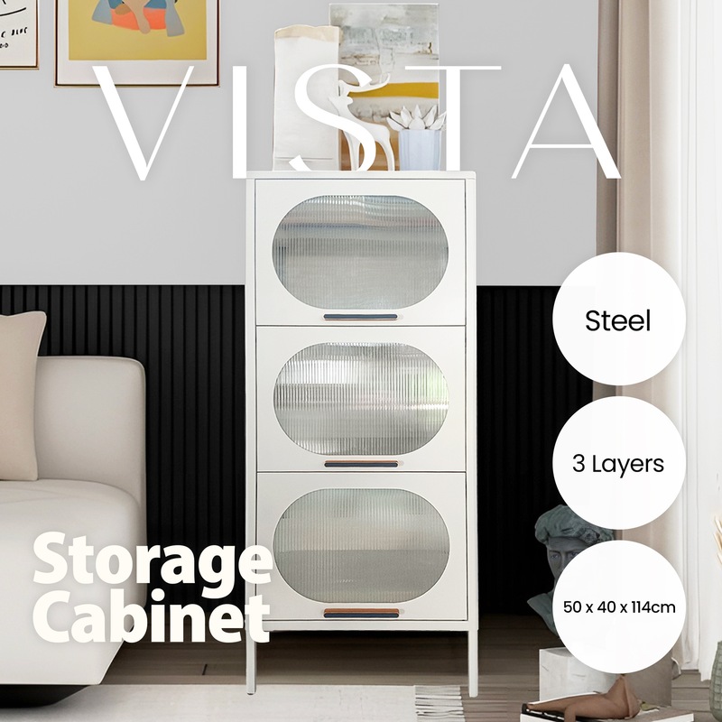 Buy Vista Side Table Storage Organizer Shelves Steel Kitchen