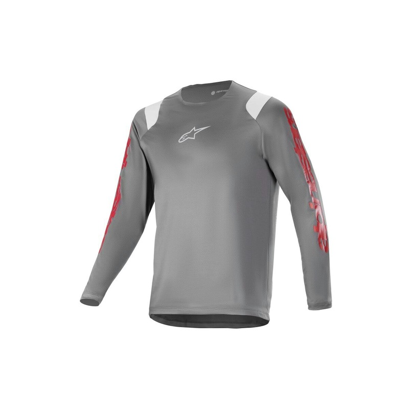 Buy Alpinestars A-Supra Astar Youth Long Sleeve Jersey - Dark Grey Size ...