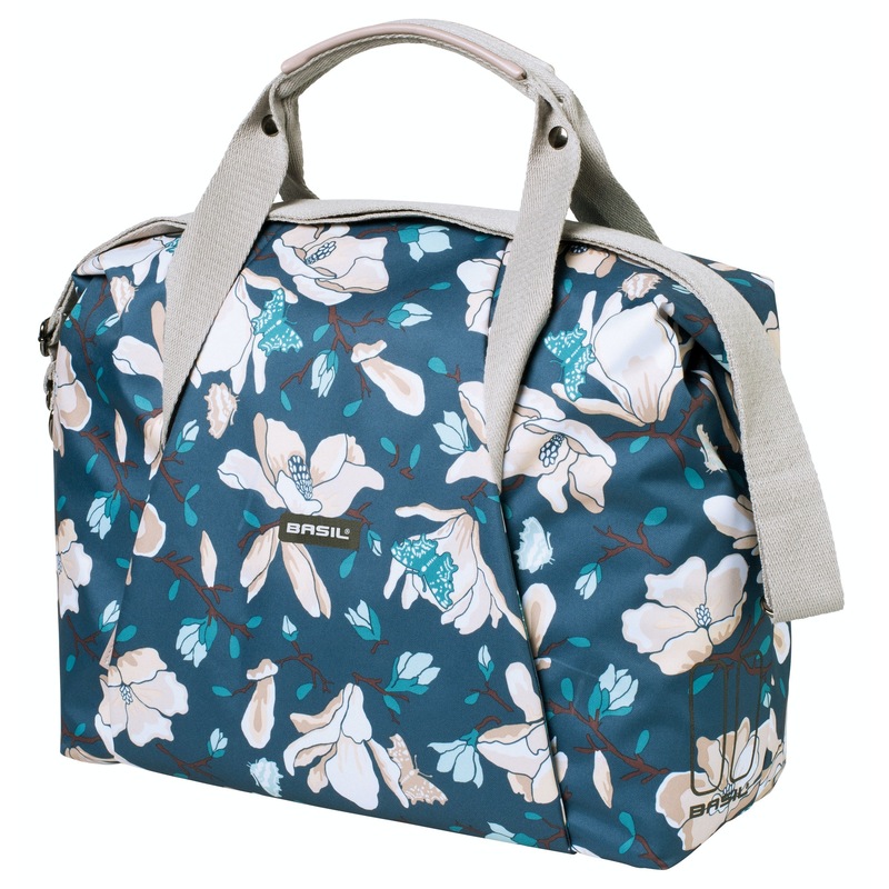 Basil Hinterrad Fahrrad Korb Carry All Magnolia 22L Gepäckträger MIK