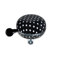 Basil Polkadot Bell 80mm - Black/White