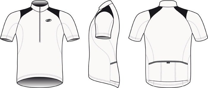 Bbb-Cycling Comfortfit Jersey BBW-105 - White Size L