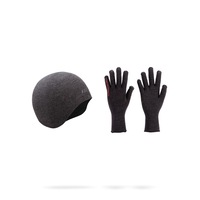 Bbb-Cycling Combishield FIR Winter Hat + Gloves - Black Size One Size Fits All