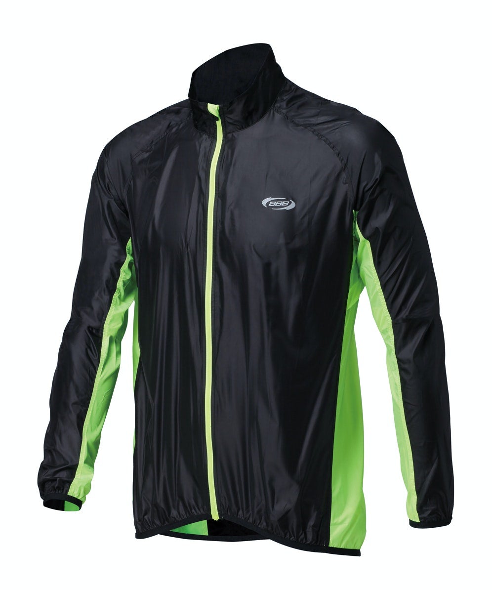 Bbb-Cycling PocketShield Rain Jacket BBW-147 - Black/Yellow Size XL