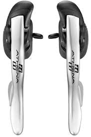 Corps De Levier De Vitesse Campagnolo Athena 11v Triple Carbone - Main Gauche - Noir - Neuf