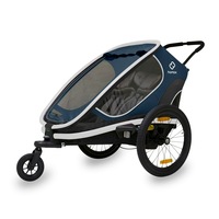 Hamax Outback One Trailer With Recline - Blue/White