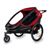 Hamax Outback Two Trailer With Recline - Black/Red