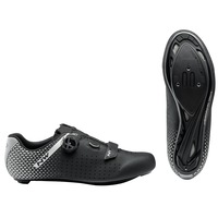 Northwave Core Plus 2 Wide - Black/Silver Size 47 Euro