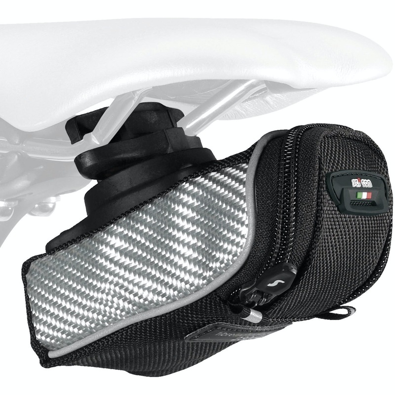 Buy Scicon Phantom Carbon Seat Bag 230cc - White Carbon Size Small - MyDeal