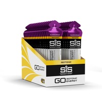 Science-In-Sport SiS GO Plus Isotonic Energy Gels 60ml 30 Pack Blackcurrant - Black