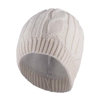 Sealskinz Cable Knit Beanie Cream - Cream Size 2XL