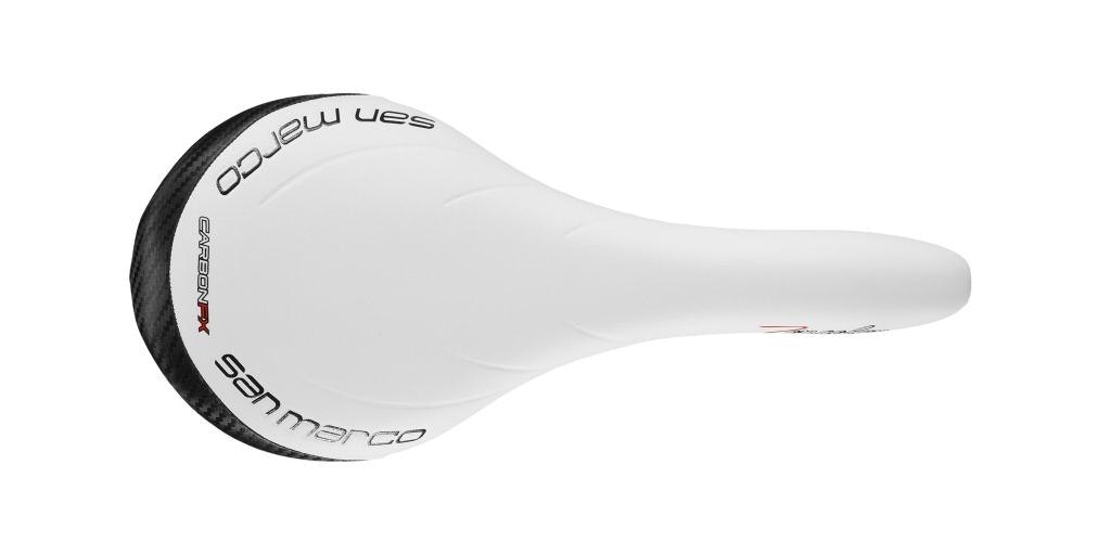 Sella Selle San Marco Zoncolan - Nero/Rosso Bianco - Rail XSILITE