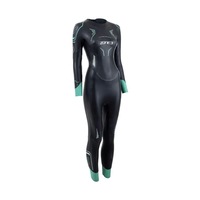 Zone3 Vision Women's Wetsuit Black-Turquise - Size S/Tall