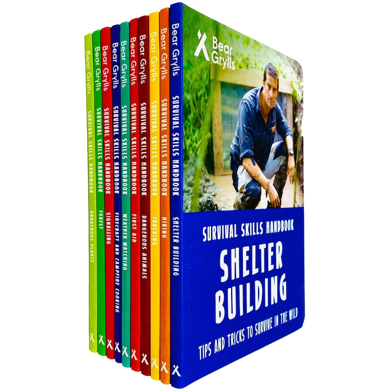 Buy Bear Grylls Survival Skills Handbook Series 10 Books Collection Set