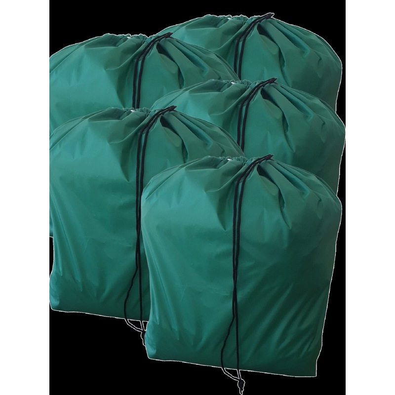 Buy 5 x Commercial Laundry Bag Straight Edge Green MyDeal
