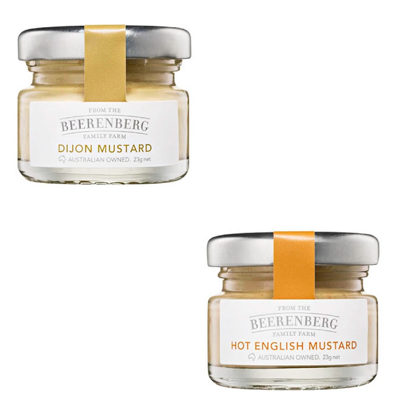Buy Beerenberg Hot English Mustard, Dijon Mustard x 120 portions MyDeal